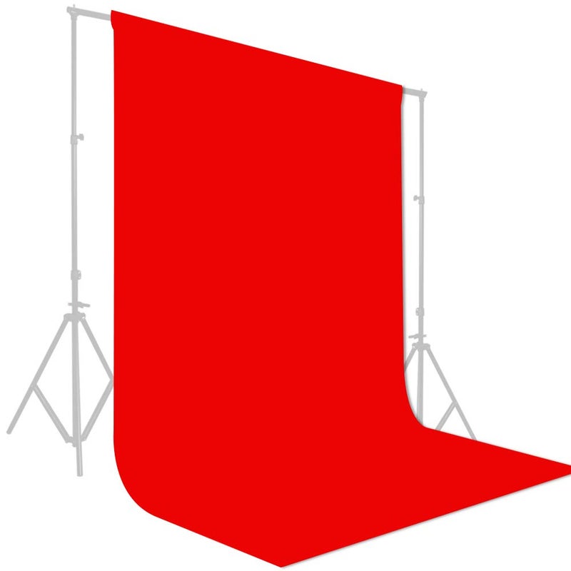 GFCC 8FTX10FT Red Backdrop Background for Photography Photo Booth Backdrop for Photoshoot Background Screen Video Recording Parties Curtain - Image 2